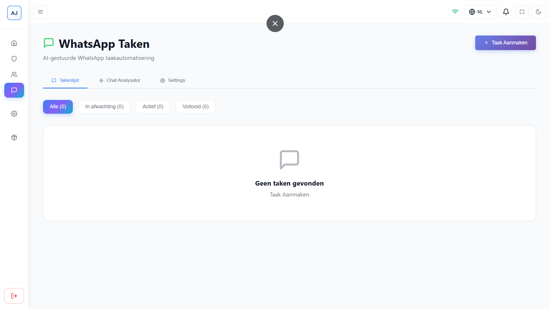 WhatsApp Task Automation - Light Theme